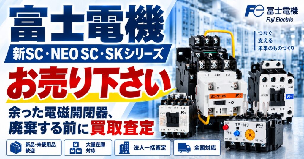 富士電機 新SC・NEO SC・SKシリーズ電磁開閉器・電磁接触器 高価買