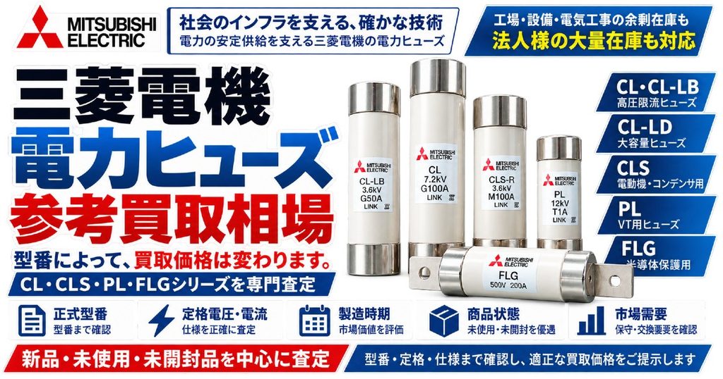 三菱電機 電力ヒューズ 参考買取相場