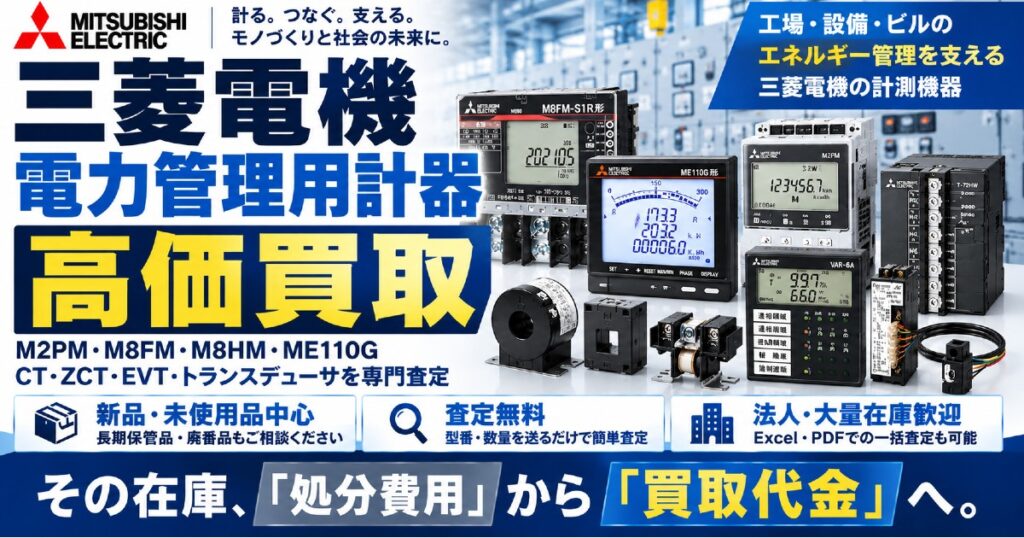 三菱電機 電力管理用計器 高価買取