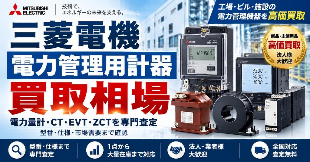 三菱電機 電力管理用計器 参考買取相場